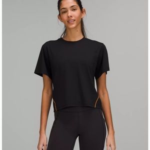 Lulu BNWT ventilated open back training shirt